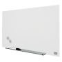 Sklenená tabuľa Nobo Diamond biela 677x381 mm