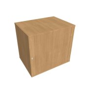 Prídavná skriňa k stolu Hobis, zámok, P, 80x75,5x60 cm, dub