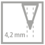 Ceruzka STABILO ergonomická EASYgraph pre pravákov zelená 12ks