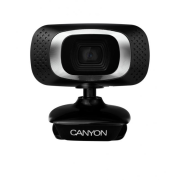Webkamera Canyon CNE-CWC3N, HD 720p, 1Mpx, USB, mikrofón, 360° rozsah