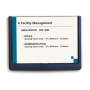 Informačná tabuľka Click Sign 210x148,5 modrá