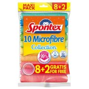 Utierky Spontex Microfibre 8 + 2 ZDARMA