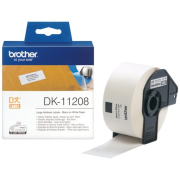 Samolepiace etikety Brother DK-11208 38 x 90 mm adresné veľké biele