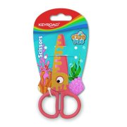 Školské nožnice KEYROAD fish blister oranžové