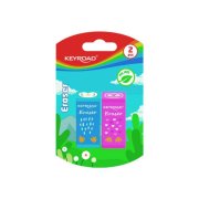 Guma KEYROAD Animal 2ks blister čierna