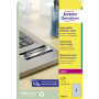 Etikety polyesterové veľmi odolné 210x297mm Avery A4 strieborné 20 hárkov