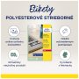 Etikety polyesterové veľmi odolné 70x37mm Avery A4 strieborné 20 hárkov