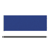 Paraván na plochu stola Akustik, 60 cm, modrý