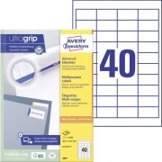 Etikety univerzálne 48,5x25,4mm Avery A4 100 hárkov