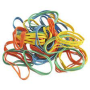 Gumičky balíkové Q-connect 100x11 mm mix farieb 100g