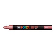 Popisovač uni POSCA PC-5M metalicky červený