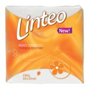 Servítky 1-vrstvové Linteo Classic 33x33cm, 130gr, biele