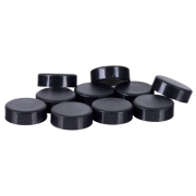 Magnety Q-CONNECT okrúhle, 20 mm, 10 ks, čierne