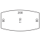 Rokovací stôl Gate, 200x75,5x110 cm, orech/orech