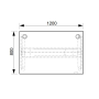 Pracovný stôl Motion, PO, 3S, 120x61 - 128x80 cm, orech/čierna