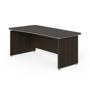 Pracovný stôl Lenza Wels, zúžený vpravo, 180x76,2x94,8/78cm, wenge