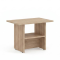 Konferenčný stôl BASIC, 80x60x54,7cm, dub Sonoma