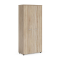 Šatníková skriňa BASIC s výsuvným vešiakom, so zámkom, 80x40x182,1cm, dub Sonoma