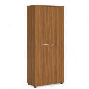 Šatníková skriňa s vešiakovou tyčou BASIC, 80x60x182cm, orech Dijon