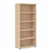 Policová skriňa BASIC, otvorená, 80x40x182,1cm, agát svetlý