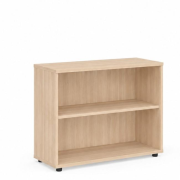 Policová skriňa BASIC, otvorená, 100x40x75,3cm, agát svetlý